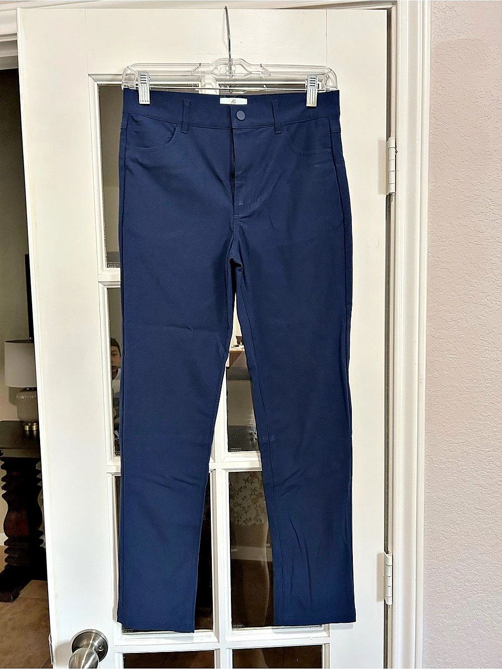 Classic Club Dillards Modern Fit Straight Leg Pants in Blue Kids Size 14 Like Ne